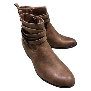 Kim Rogers Camel Colored Booties Size 6M